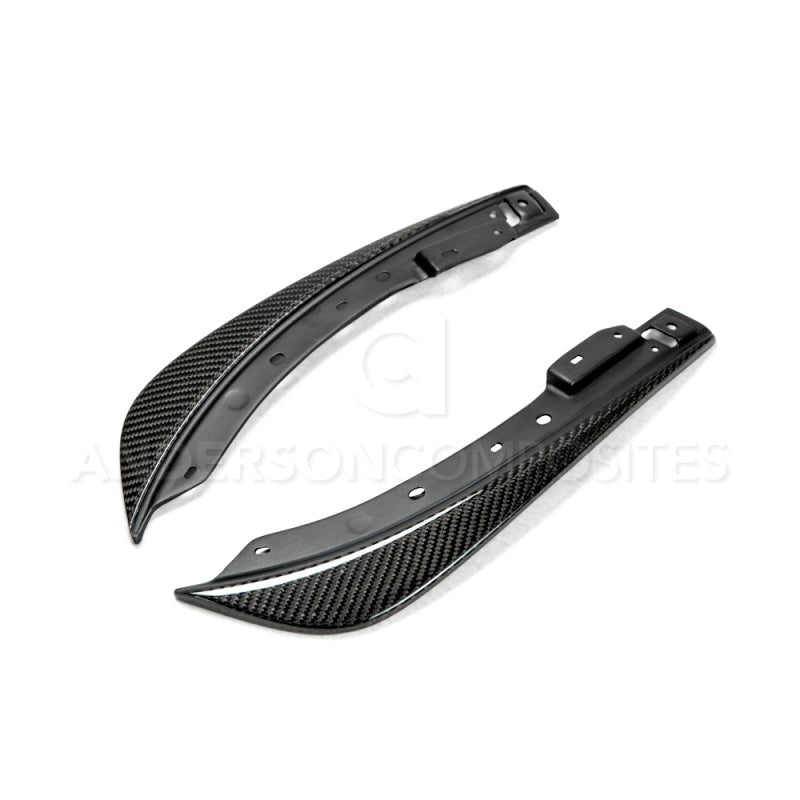 Anderson Composites - Anderson Composites 09-14 Dodge Challenger Front Bumper Canards - Demon Performance