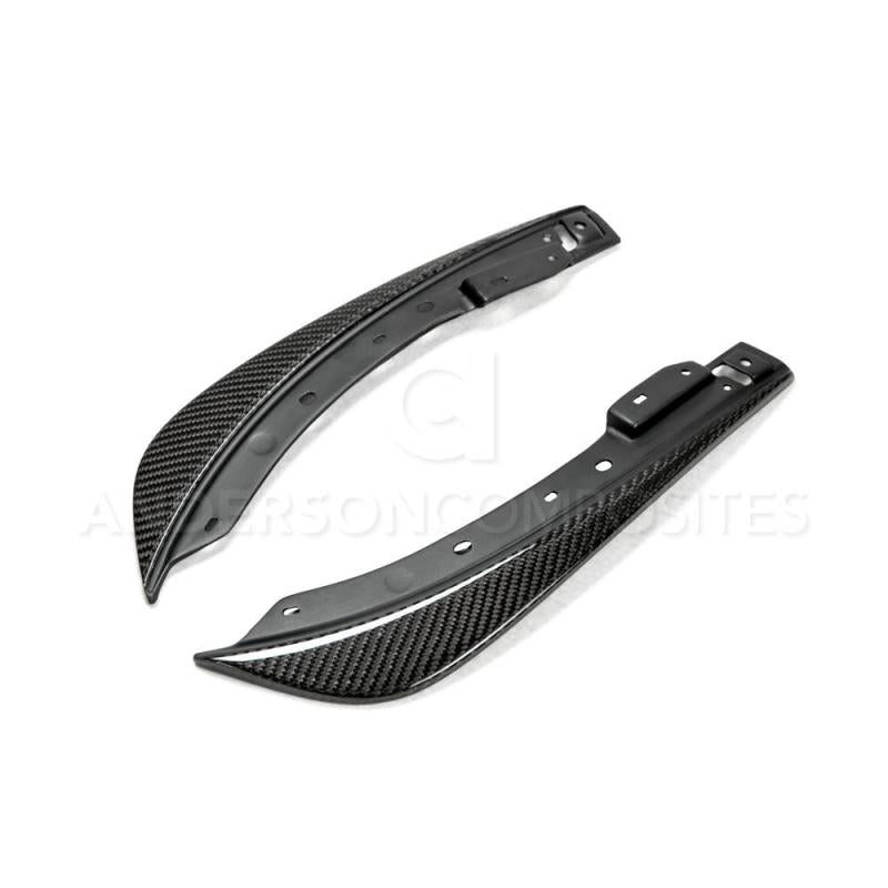 Anderson Composites - Anderson Composites 09-14 Dodge Challenger Front Bumper Canards - Demon Performance