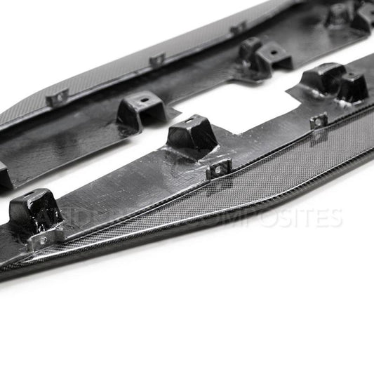 Anderson Composites - Anderson Composites 2020 Ford Mustang/Shelby GT500 Carbon Fiber Side Splitters - Demon Performance