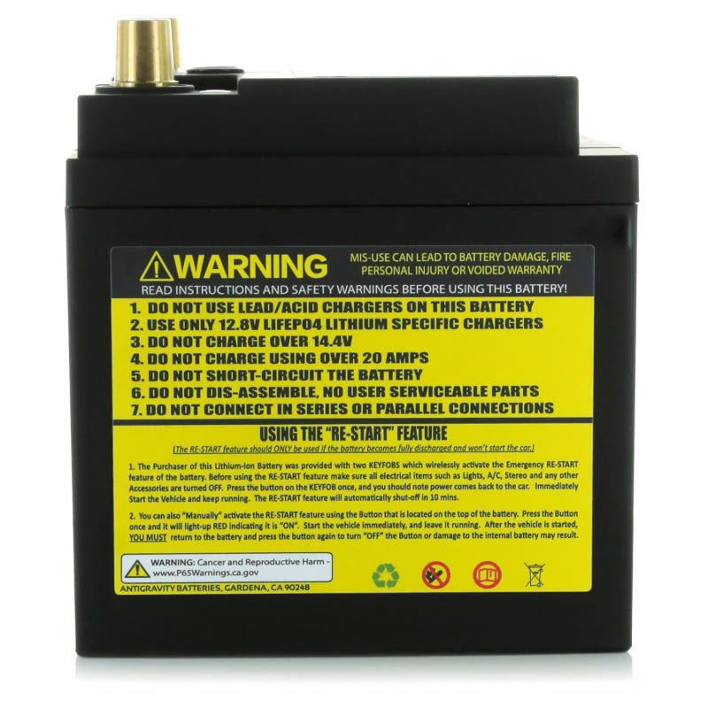 Antigravity Batteries - Antigravity H6/Group 48 Lithium Car Battery w/Re-Start - Demon Performance