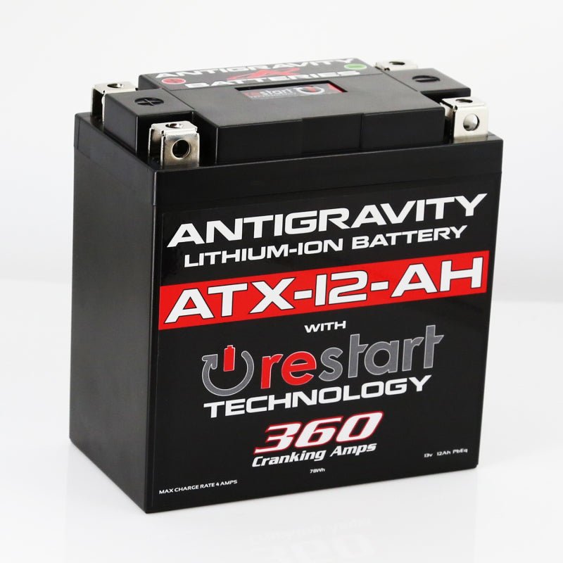 Antigravity Batteries - Antigravity YTX12B-BS Lithium Battery w/Re-Start - Demon Performance