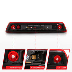 ANZO - ANZO 05-10 Jeep Grand Cherokee LED 3rd Brake Light - Red - Demon Performance