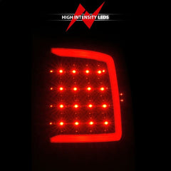 ANZO - ANZO 09-18 Dodge Ram 1500 Full LED Tailights w/ Sequential Black Housing/Clear Lens - Demon Performance