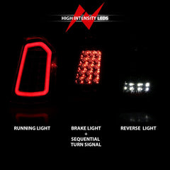ANZO - ANZO 11-14 Chrysler 300 LED Taillights Black w/ Sequential - Demon Performance