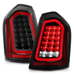 ANZO - ANZO 11-14 Chrysler 300 LED Taillights Black w/ Sequential - Demon Performance
