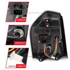 ANZO - ANZO 11-14 Chrysler 300 LED Taillights Black w/ Sequential - Demon Performance