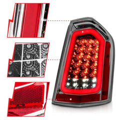 ANZO - ANZO 11-14 Chrysler 300 LED Taillights Chrome w/ Sequential - Demon Performance