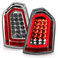 ANZO - ANZO 11-14 Chrysler 300 LED Taillights Chrome w/ Sequential - Demon Performance