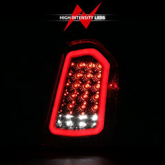 ANZO - ANZO 11-14 Chrysler 300 LED Taillights Chrome w/ Sequential - Demon Performance
