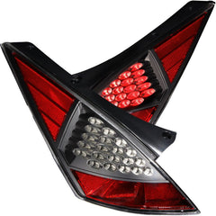 ANZO - ANZO 2003-2005 Nissan 350Z LED Taillights Black - Demon Performance