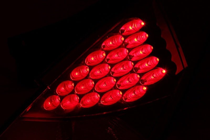 ANZO - ANZO 2003-2005 Nissan 350Z LED Taillights Red - Demon Performance