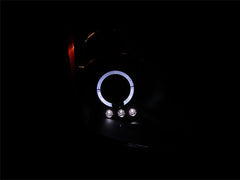 ANZO - ANZO 2003-2005 Nissan 350Z Projector Headlights w/ Halo Black - Demon Performance
