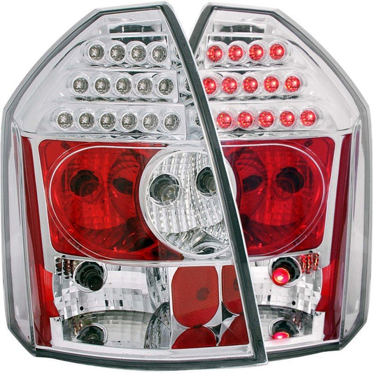 ANZO - ANZO 2005-2007 Chrysler 300C LED Taillights Chrome - Demon Performance
