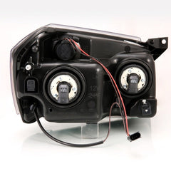 ANZO - ANZO 2005-2007 Dodge Magnum Crystal Headlight Black Amber - Demon Performance