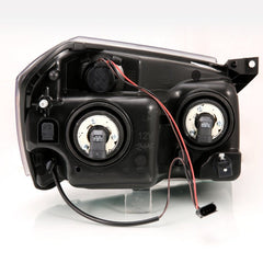 ANZO - ANZO 2005-2007 Dodge Magnum Crystal Headlight Black Amber - Demon Performance