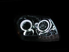 ANZO - ANZO 2005-2007 Dodge Magnum Projector Headlights Chrome - Demon Performance