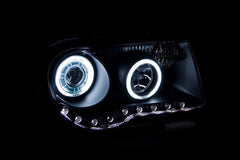 ANZO - ANZO 2005-2010 Chrysler 300C Projector Headlights w/ Halo Black (CCFL) G2 - Demon Performance