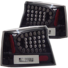 ANZO - ANZO 2006-2008 Dodge Charger LED Taillights Black - Demon Performance