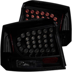 ANZO - ANZO 2006-2008 Dodge Charger LED Taillights Dark Smoke - Demon Performance