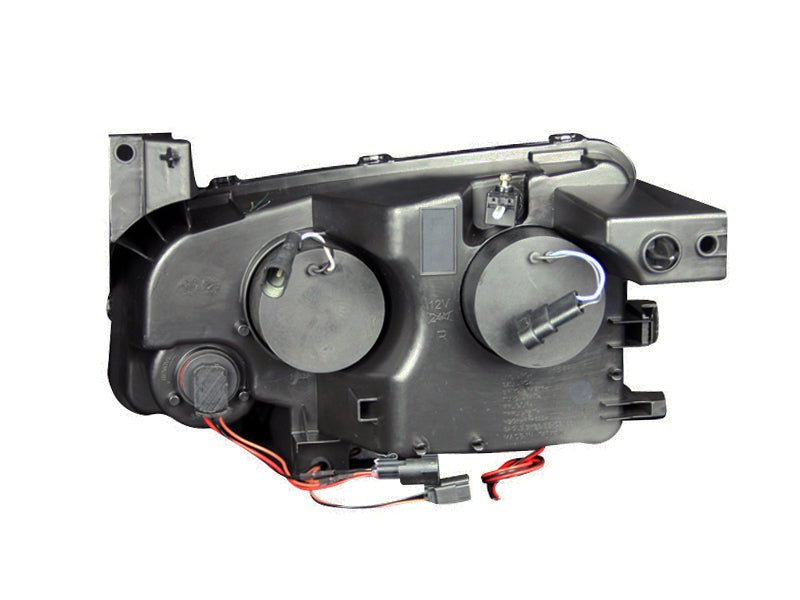 ANZO - ANZO 2006-2010 Dodge Charger Projector Headlights w/ Halo Chrome - Demon Performance