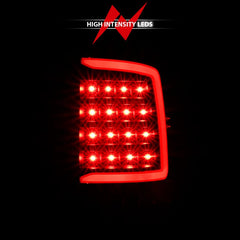 ANZO - ANZO 2009-2018 Dodge Ram 1500 LED Taillight Plank Style Black w/Clear Lens - Demon Performance