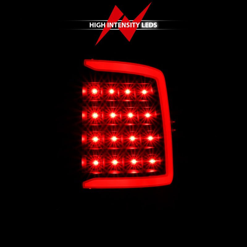 ANZO - ANZO 2009-2018 Dodge Ram 1500 LED Taillight Plank Style Black w/Smoke Lens - Demon Performance