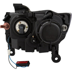 ANZO - ANZO 2014-2015 Jeep Grand Cherokee Projector Headlights w/ Plank Style Design Black - Demon Performance
