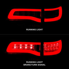 ANZO - ANZO 2014-2016 Jeep Grand Cherokee LED Taillights Red/Clear - Demon Performance