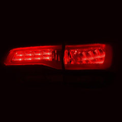 ANZO - ANZO 2014-2016 Jeep Grand Cherokee LED Taillights Red/Clear - Demon Performance