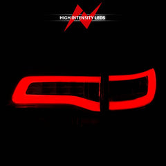 ANZO - ANZO 2014-2016 Jeep Grand Cherokee LED Taillights Red/Clear - Demon Performance
