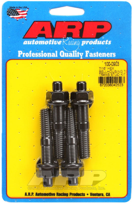 ARP - ARP 7/16in Dia Hex Bellhousing to Trans Stud Kit - Demon Performance