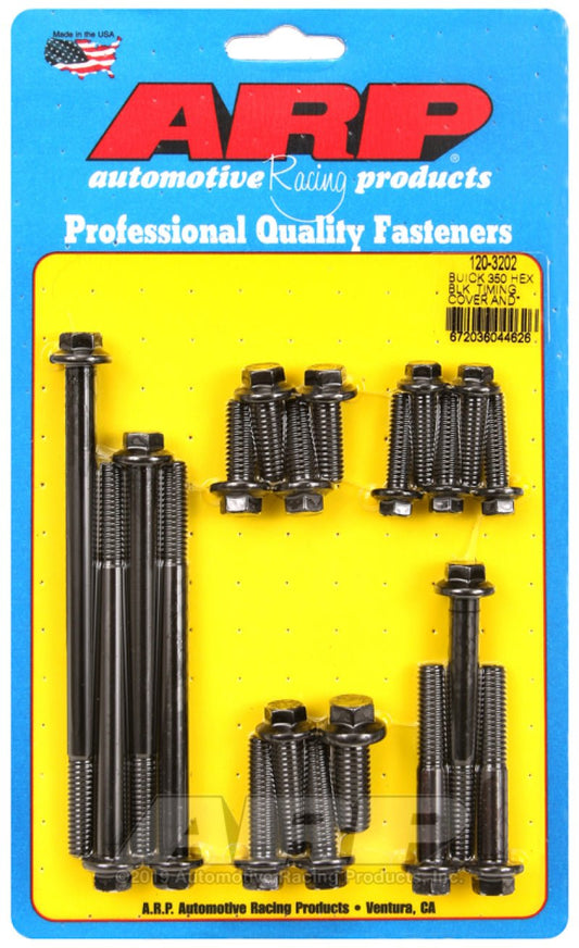 ARP - ARP Buick 350 Timing Cover and Water Pump Hex Bolt Kit - Demon Performance