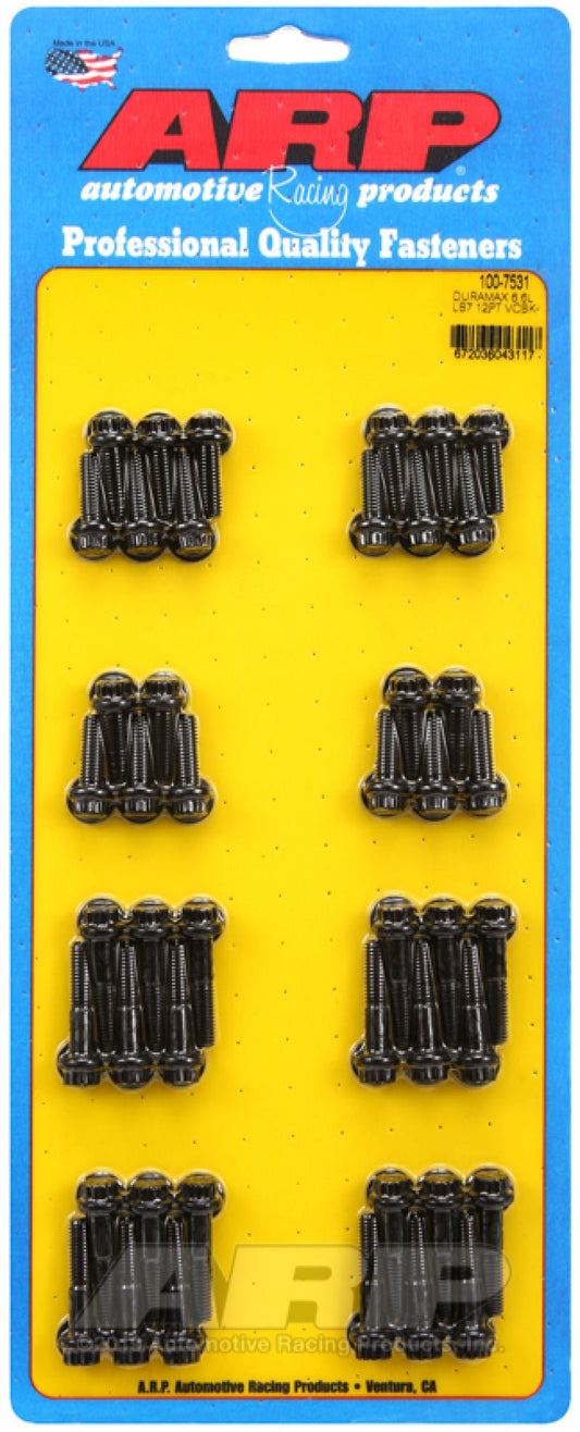 ARP - ARP Chevy Duramax 6.6L LB7 12pt Valve Cover Bolt Kit - Demon Performance