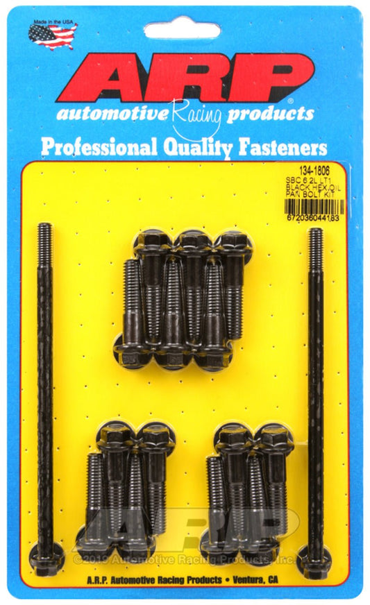 ARP - ARP Chevy LT1 6.2L Oil Pan Hex Bolt Kit - Demon Performance