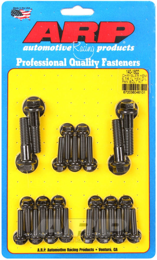 ARP - ARP Chrysler Hemi 5.7/6.1L Hex Oil Pan Bolt Kit - Demon Performance