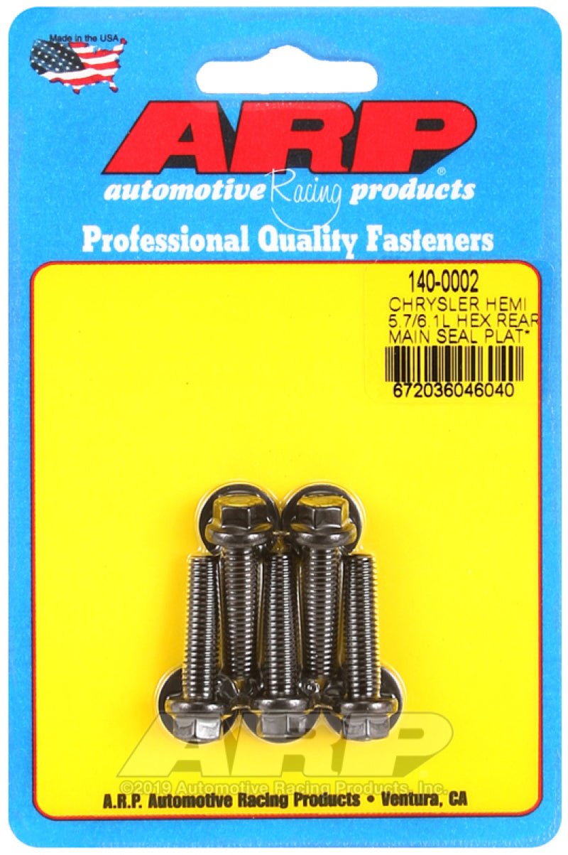 ARP - ARP Chrysler Hemi 5.7/6.1L Hex Rear Main Seal Plate Bolt Kit - Demon Performance