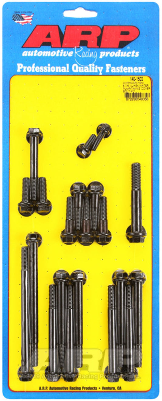 ARP - ARP Chrysler Hemi 5.7/6.1L Hex Water Pump/Timing Cover Bolt Kit - Demon Performance