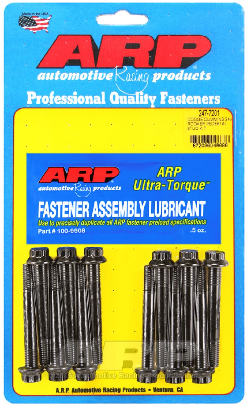 ARP - ARP Dodge Cummins 24V Rocker Pedestal Rocker Stud Kit - Demon Performance