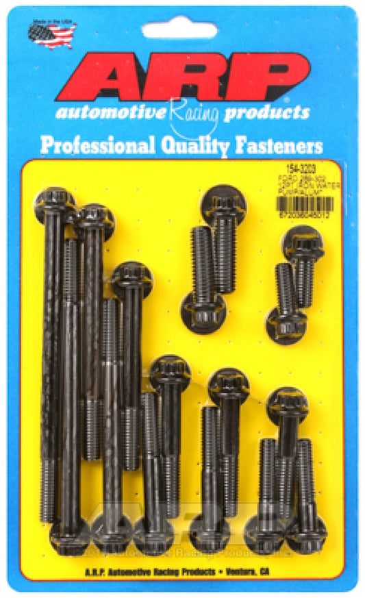ARP - ARP Ford 289-302 12pt Iron Water Pump and Front Cover Bolt Kit - Demon Performance