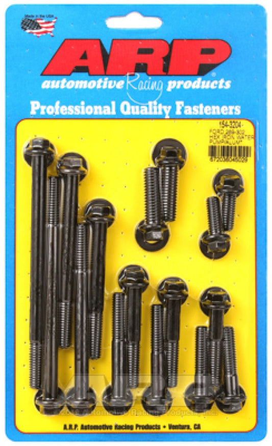 ARP - ARP Ford 289-302 Hex Iron Water Pump and Front Cover Bolt Kit - Demon Performance
