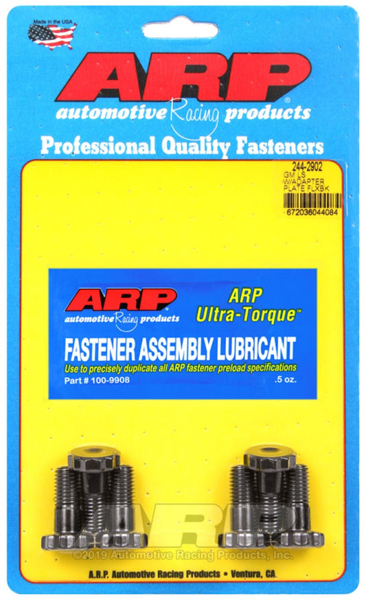 ARP - ARP GM LS w/ adapter Plate Flexplate Bolt Kit - Demon Performance