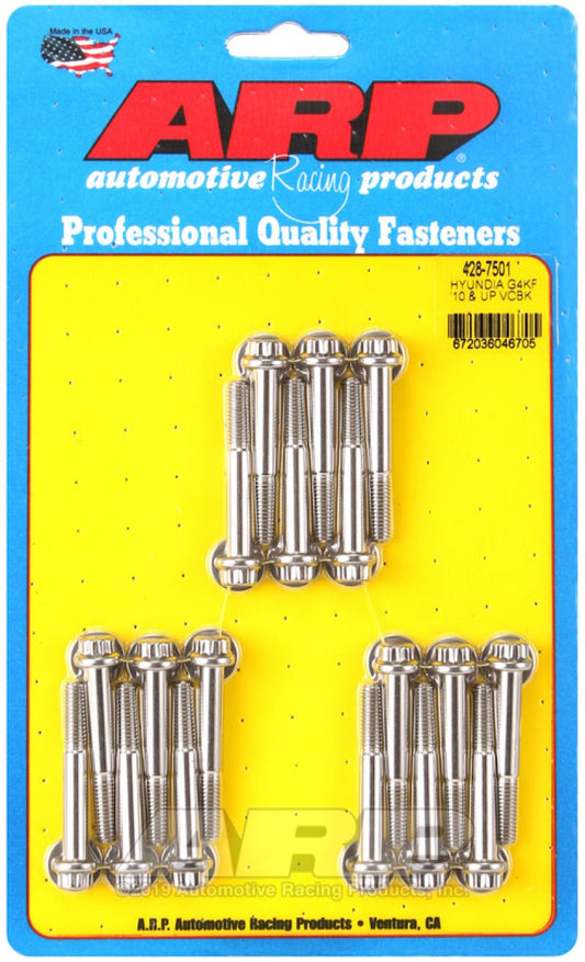 ARP - ARP Hyundai Genesis G4KF 2L 2010+ Valve Cover Bolt Kit - Demon Performance