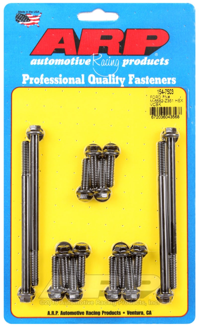 ARP - ARP Small Block Ford Hex Valve Cover Bolt Kit - Demon Performance