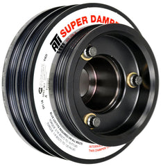 ATI - ATI Damper - 5.67in - Alum - (2) 4 Grv - Nissan RB26 - R33 34 - 1Pc - w/Power Steering Pulley - Demon Performance