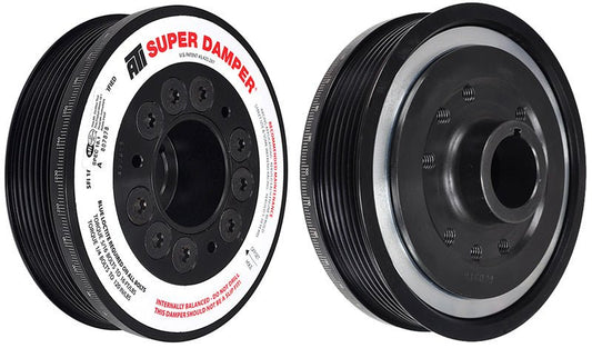 ATI - ATI Damper - 5.67in - Alum - 6 Grv - Honda F20 F22 - 7 Percent OD - Street - 3 Ring - 1Pc - Demon Performance