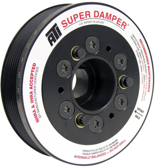 ATI - ATI Damper - 5.67in - Alum - 6 Grv - Mitsubishi Evo 10 - 3 Percent UD - 08+ - 1Pc - Demon Performance