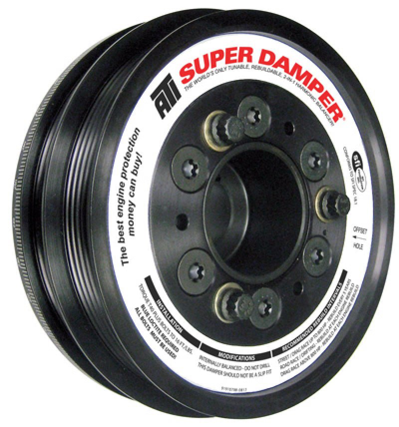 ATI - ATI Damper - 6.10in - Alum - 4 & 5 Grv - Acura Nsx 3.0L - 600 HP or Less - 1Pc - Demon Performance