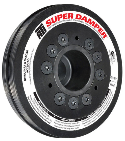 ATI - ATI Damper - 6.78in - Alum - (2) 4 Grv - Mitsubishi Eclipse - 4G63 w/Integral Lower Cam Drive - Demon Performance