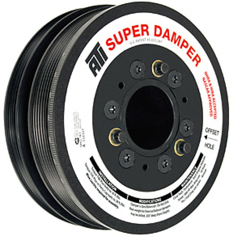 ATI - ATI Damper - 6.78in - Alum - 6 Grv - 10 Percent UD - LS1/LS2 - F & V Body - No A/C - 3 Ring - Demon Performance