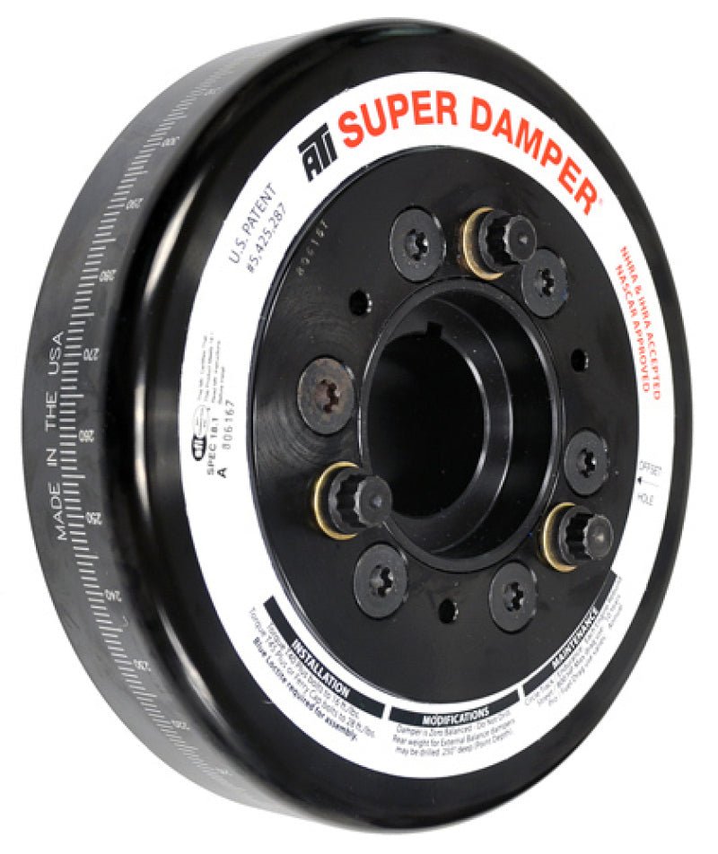 ATI - ATI Damper - 6.78in - Alum - 6 Grv - 10 Percent UD - LS1/LS2 - F/V Body - 25T 8mm HTD Drive On Rear - Demon Performance